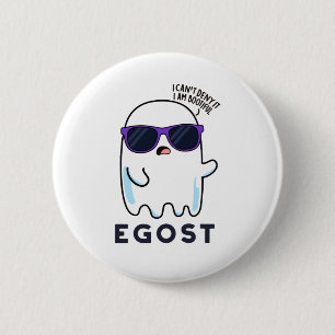 Bóton Redondo 5.08cm Egost Dia de as Bruxas engraçado Ego Ghost Pun