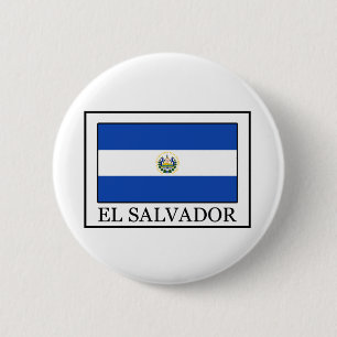 Bóton Redondo 5.08cm El Salvador button
