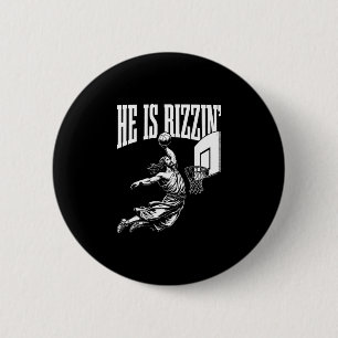 Bóton Redondo 5.08cm Ele É Rizzin Engraçado Páscoa Rizz Meme Sketll