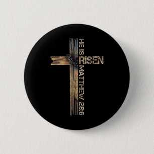 Bóton Redondo 5.08cm Ele Está Riscado Por Jesus, Fé Cristã Religiosa