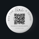 Bóton Redondo 5.08cm Elegance Comprar Botão de Código QR da Noiva A Dri<br><div class="desc">Comprar elegante e moderno de Elegance impresso com design O botão Bride A Drink QR Code que pode ser personalizado com o seu texto. Clique no botão "Personalizar" e use nossa ferramenta design para modificar este modelo. Veja a Design de Arte Gráfica para outros produtos que combinam com este design!...</div>