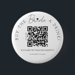 Bóton Redondo 5.08cm Elegance Comprar Botão de Código QR da Noiva A Dri<br><div class="desc">Comprar elegante e moderno de Elegance impresso com design O botão Bride A Drink QR Code que pode ser personalizado com o seu texto. Clique no botão "Personalizar" e use nossa ferramenta design para modificar este modelo. Veja a Design de Arte Gráfica para outros produtos que combinam com este design!...</div>