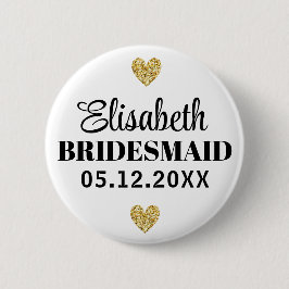 Bóton Redondo 5.08cm Élégant et Simple Pour Demoiselle D'Honneur