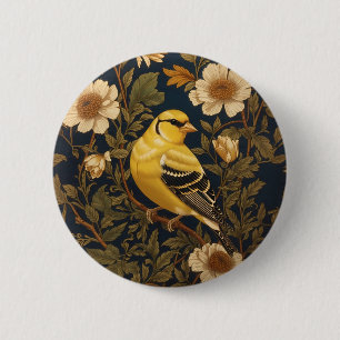 Bóton Redondo 5.08cm Elegante American Goldfinch