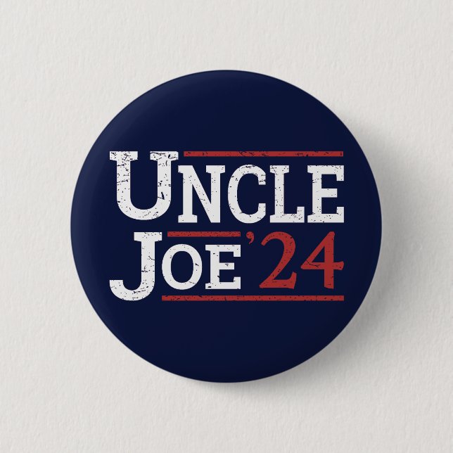 Bóton Redondo 5.08cm Eleição 2024 - Tio Joe I (Frente)