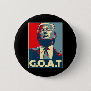 Bóton Redondo 5.08cm Eleição do Dedo Médio Trump Goat 2024 Republicano