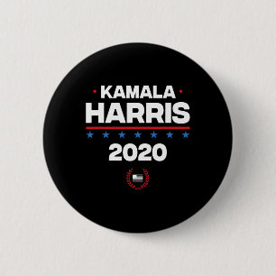 Bóton Redondo 5.08cm Eleição Presidencial 2020 Shirt Harris 1