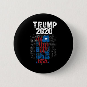 Bóton Redondo 5.08cm Eleição Presidencial Donald Trump Suporte Republic