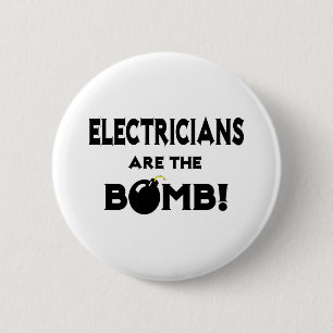 Bóton Redondo 5.08cm Elétricos São A Bomba!