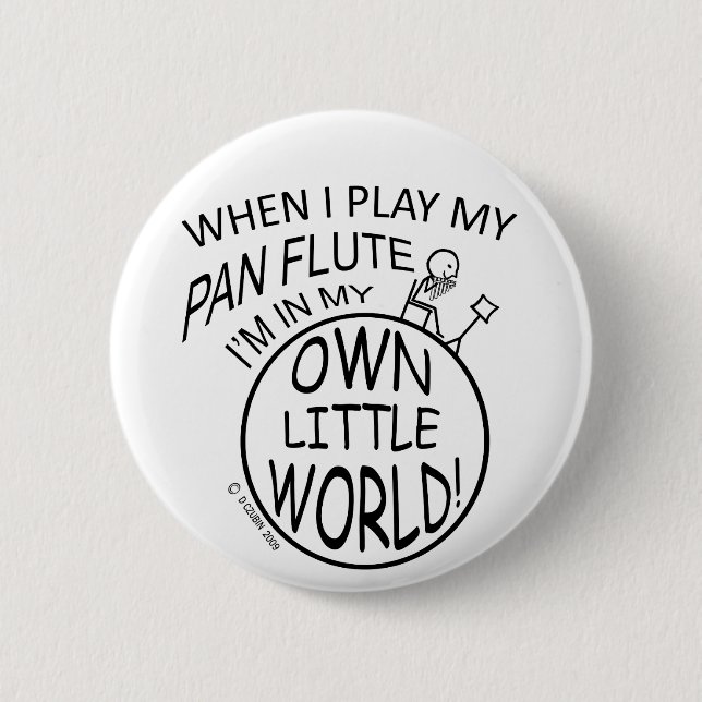 Bóton Redondo 5.08cm Em minha própria flauta pequena da bandeja do (Frente)