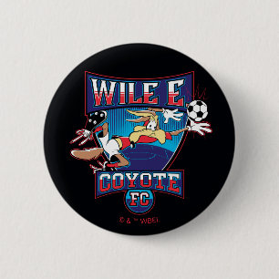 Bóton Redondo 5.08cm Emblema do Clube de Futebol WILE E. COYOTE™