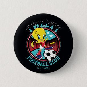 Bóton Redondo 5.08cm Emblema do TWEETY™ Futebol Clube
