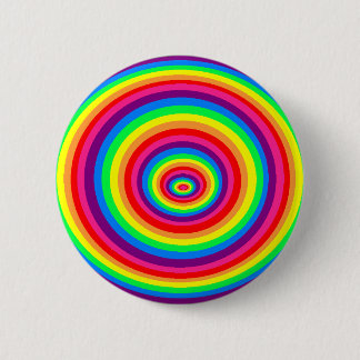 Bóton Redondo 5.08cm Emblema motivo redondo psychédélique arco-íris
