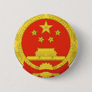 Bóton Redondo 5.08cm Emblema nacional de China