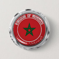 Emblema redondo de Marrocos