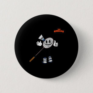 Bóton Redondo 5.08cm Emoji Badminton Sports Thumb Up