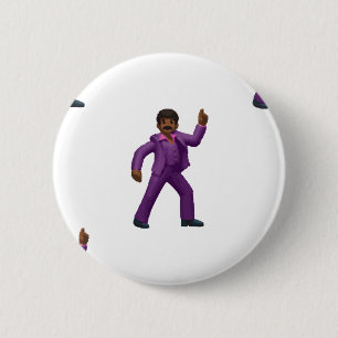Bóton Redondo 5.08cm Emoji Dancing Man