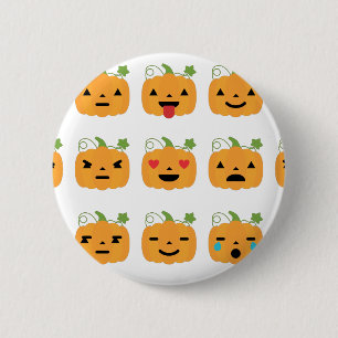 Bóton Redondo 5.08cm emojis de abóbora-das-bruxas