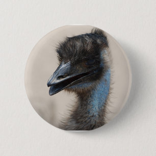 Bóton Redondo 5.08cm Emu azul