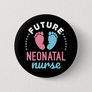 Bóton Redondo 5.08cm Enfermeiro Neonatal Futuro Enfermeiro NICU