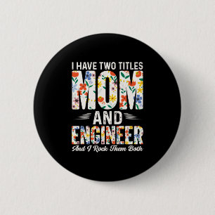 Bóton Redondo 5.08cm Engenheiro Mãe E Engenheiro Eu Os Balanço