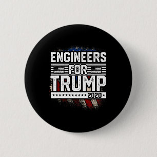 Bóton Redondo 5.08cm Engenheiros para Trump Reeleger Trump