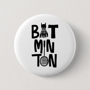 Bóton Redondo 5.08cm Engraçado Badminton Shuttle