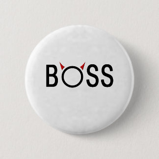 Bóton Redondo 5.08cm Engraçado Boss Gifts