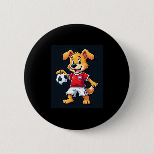 Bóton Redondo 5.08cm Engraçado Cachorro Rússia Futebol Jersey Foo Russo