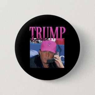 Bóton Redondo 5.08cm Engraçado Donald Trump Sinto minha falta, mas Y2k