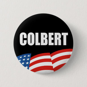 Bóton Redondo 5.08cm Engrenagem da eleição de STEPHEN COLBERT