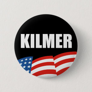 Bóton Redondo 5.08cm Engrenagem da eleição de VAL KILMER