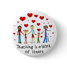 Ensino é um Botão Trabalho de Pino Cardíaco