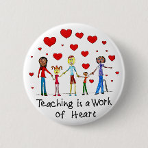 Ensino é um Botão Trabalho de Pino Cardíaco