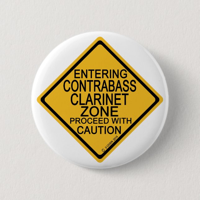 Bóton Redondo 5.08cm Entrando na zona Clarinet do Contrabass (Frente)