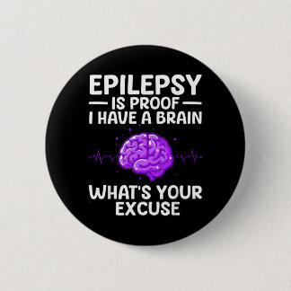 Bóton Redondo 5.08cm Epilepsia Para Homens Mulheres Crianças Epiléptico
