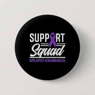 Bóton Redondo 5.08cm Epilepsy Warrior Suporta Esquadrão Suporte Epileps