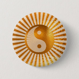 Bóton Redondo 5.08cm Equilíbrio de YIN YANG: A DEVE comprar para o