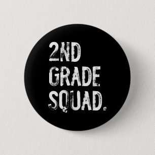 Bóton Redondo 5.08cm Equipe da 2ª Série De Volta à Escola Aluno Profess