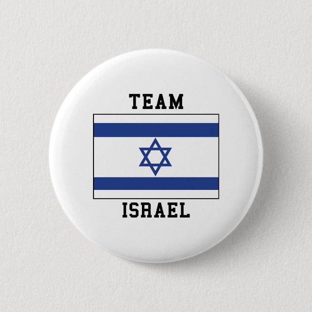 Bóton Redondo 5.08cm Equipe Israel (Frente)