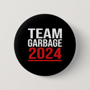 Bóton Redondo 5.08cm Equipe Lixo Para Eleições Trump Vote No Trump