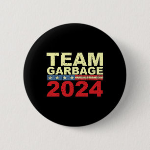 Bóton Redondo 5.08cm Equipe Lixo Para Eleições Trump Vote No Trump 1 