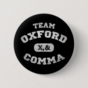 Bóton Redondo 5.08cm Equipe Oxford Comma 819