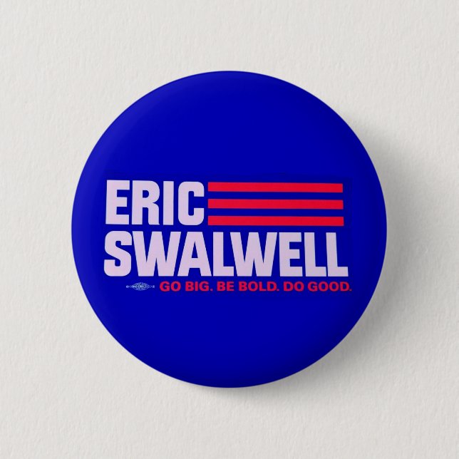 Bóton Redondo 5.08cm Eric Swalwell 2020 (Frente)