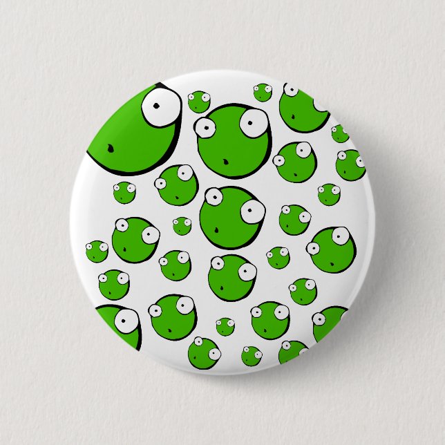 Bóton Redondo 5.08cm Ervilhas (Frente)