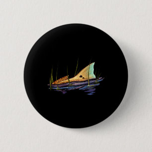 Bóton Redondo 5.08cm Escadas, Cantarilhos, Peixes Vermelhos, Camisa-Ver