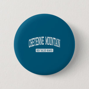Bóton Redondo 5.08cm Escola de Ensino Médio Cheyenne Mountain Hs Arte G