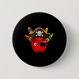 Bóton Redondo 5.08cm Escola Pirata do Dia Internacional de Falar Como U