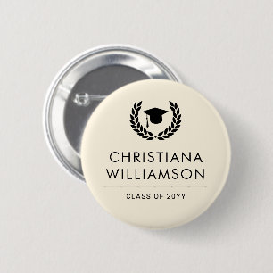 Bóton Redondo 5.08cm Escolas Personalizadas e Formandos Elegantes