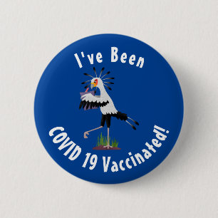 Bóton Redondo 5.08cm Escrivado, secretário de pássaros escrevendo carto